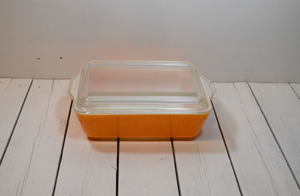 Vintage Pyrex Daisy Refrigerator Dish #503 with Lid